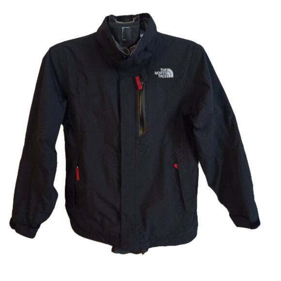 The North Face Outer Shell of the HyVent Black Full-Zip Jacket Youth 14/16 - Picture 2 of 16
